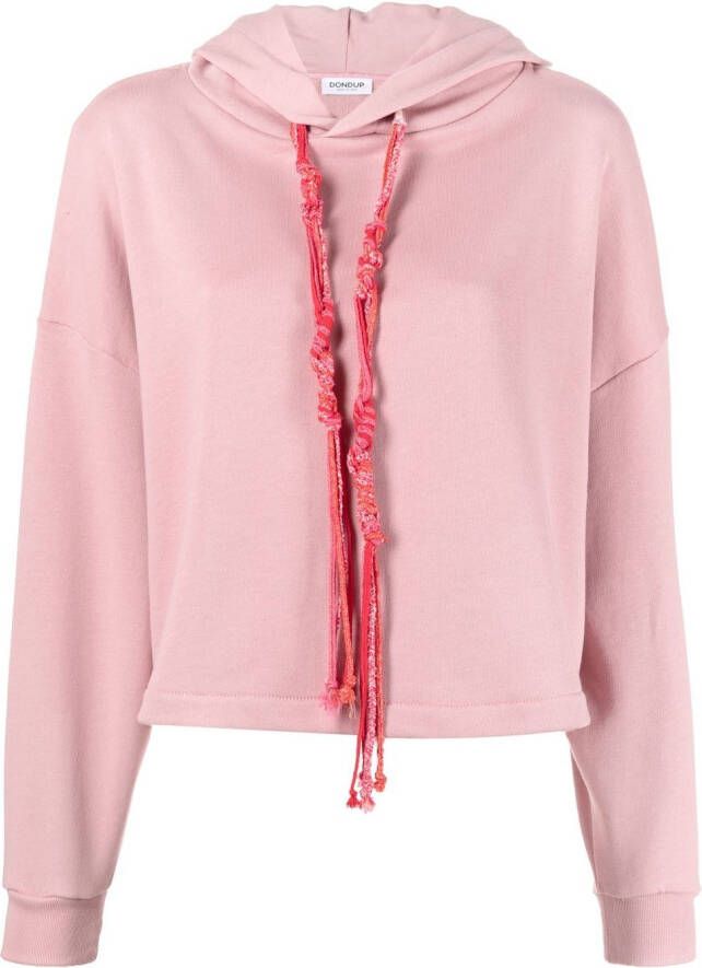 DONDUP Cropped hoodie Roze