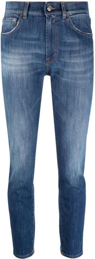 DONDUP Cropped jeans Blauw