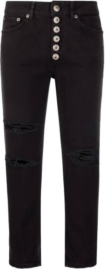 DONDUP Cropped jeans Zwart