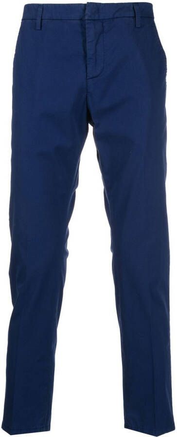 DONDUP Cropped pantalon Blauw