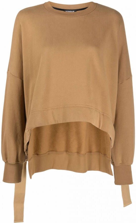 DONDUP Cropped sweater Beige