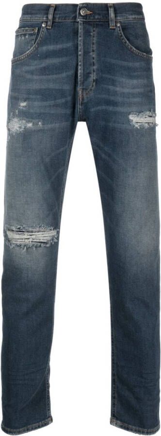 DONDUP Gerafelde jeans Blauw