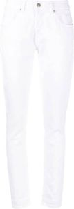 DONDUP four-pocket cotton skinny trousers Wit