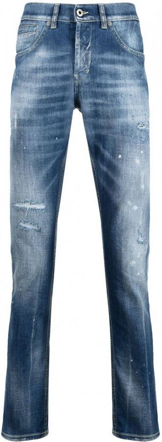 DONDUP Gerafelde jeans Blauw