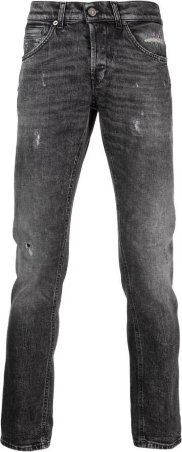 DONDUP Gerafelde jeans Grijs