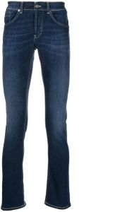 DONDUP high-rise slim-fit jeans Blauw