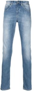 DONDUP high-rise straight-leg jeans Blauw