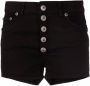 DONDUP High waist shorts Zwart - Thumbnail 1