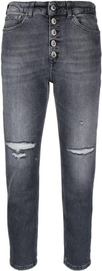 DONDUP High waist jeans Zwart