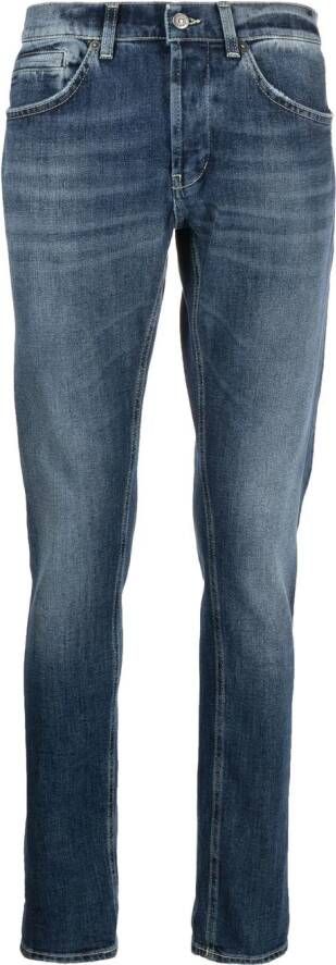 DONDUP Jeans met stonewashed-effect Blauw