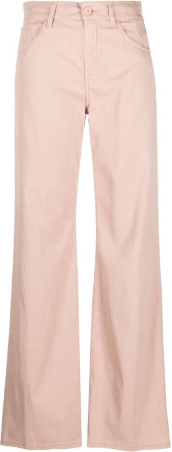 DONDUP Jeans met wijde pijpen Beige