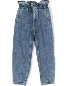 DONDUP KIDS High waist jeans Blauw