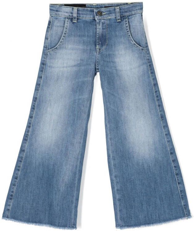 DONDUP KIDS Jeans met wijde pijpen Blauw