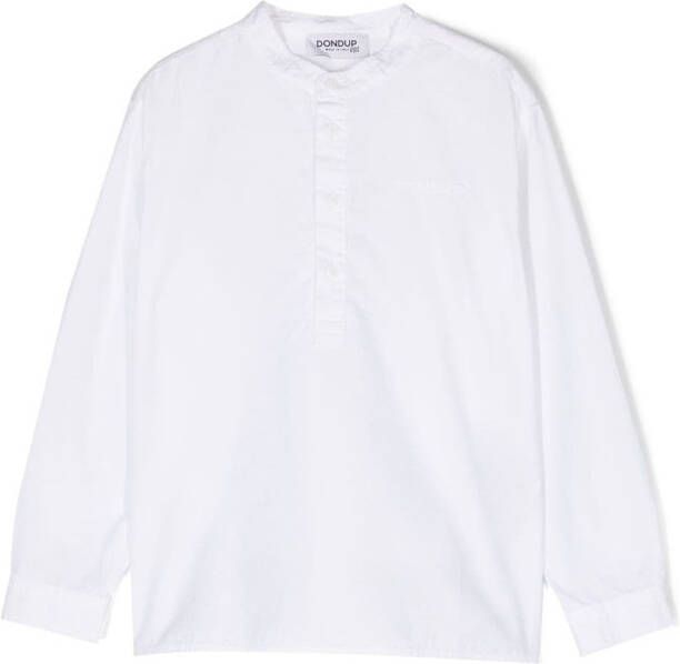 DONDUP KIDS Kraagloos shirt Wit