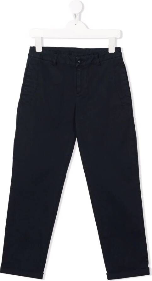 DONDUP KIDS Slim-fit chino Blauw