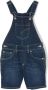 DONDUP KIDS Spijkertuinbroek met logopatch Blauw - Thumbnail 1