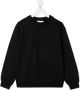 DONDUP KIDS Sweater met metallic logoprint Zwart - Thumbnail 1