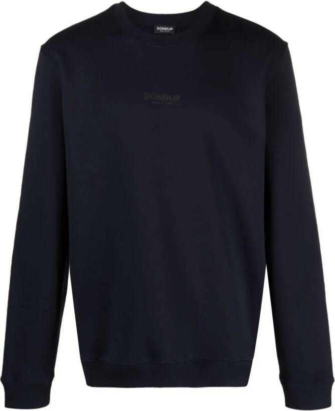 DONDUP Sweater met logoprint Blauw
