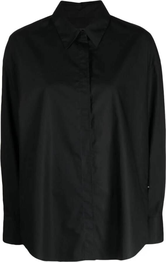 DONDUP Katoenen blouse Zwart