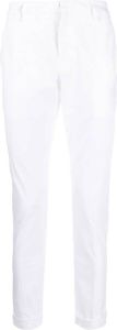 DONDUP mid-rise straight-leg jeans Wit