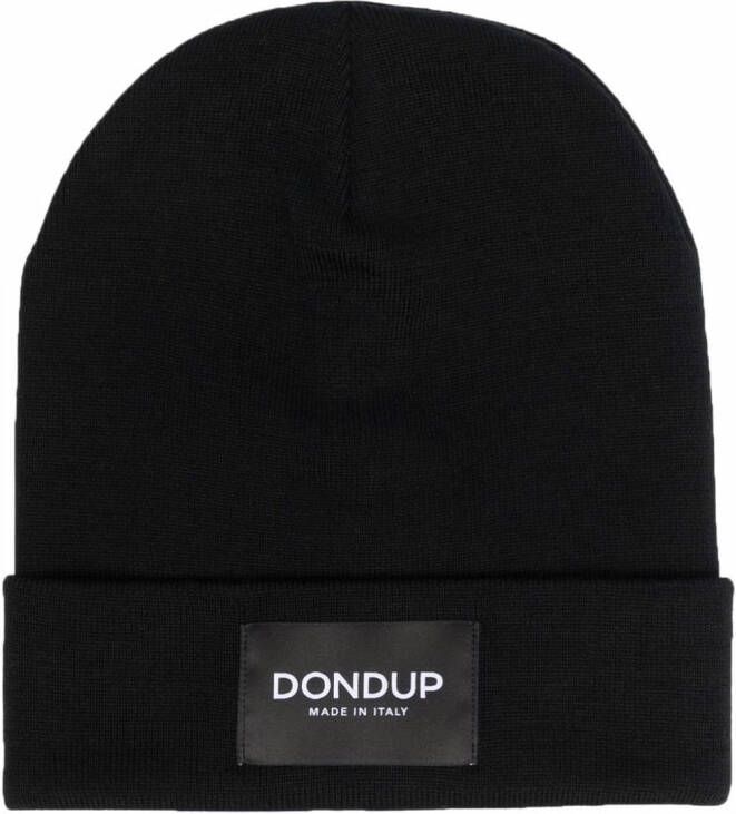DONDUP Muts met logo Zwart