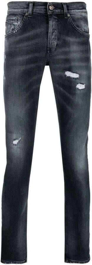 DONDUP Gerafelde jeans Zwart
