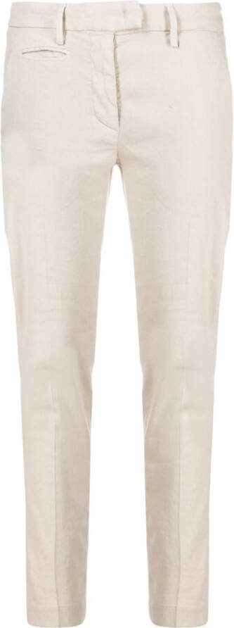 DONDUP Cropped broek Beige