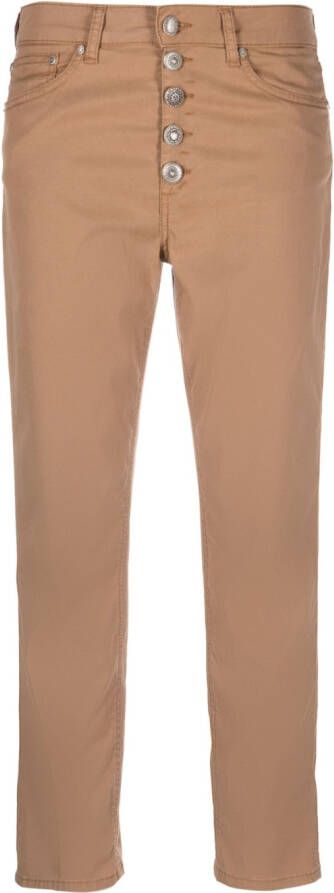 DONDUP Cropped broek Beige