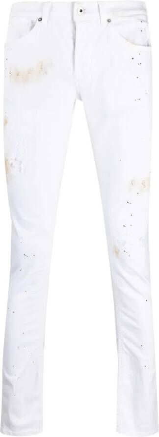 DONDUP Slim-fit broek Wit