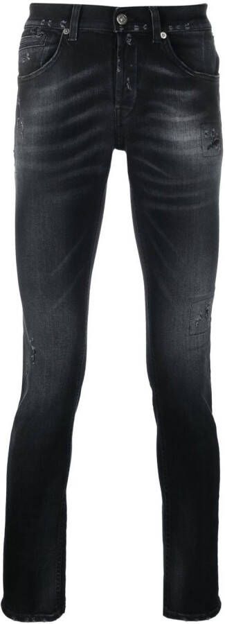 DONDUP Slim-fit jeans Zwart
