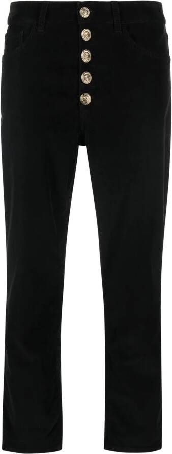DONDUP Cropped broek Zwart