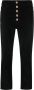 DONDUP Cropped broek Zwart - Thumbnail 1