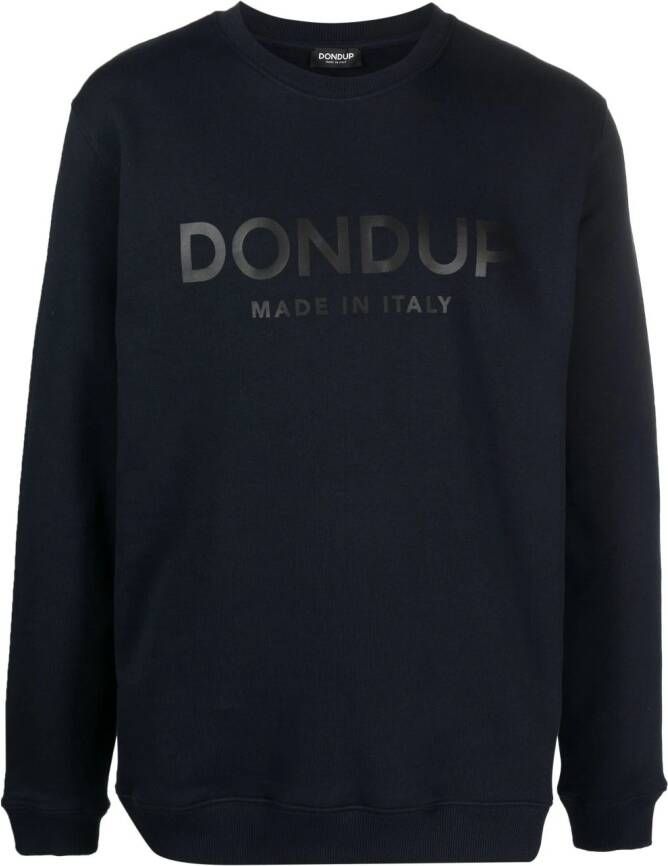 DONDUP Sweater met logoprint Blauw