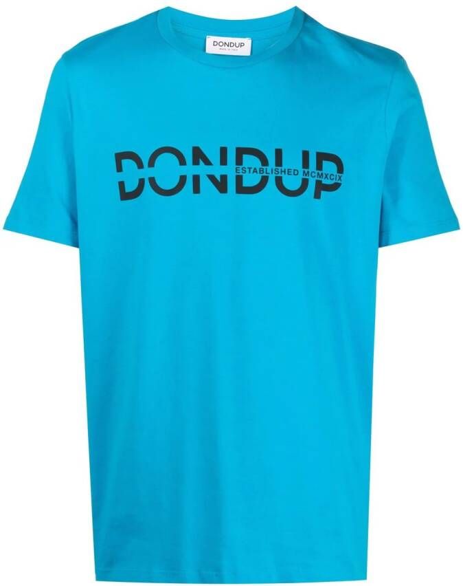 DONDUP T-shirt met logo Blauw