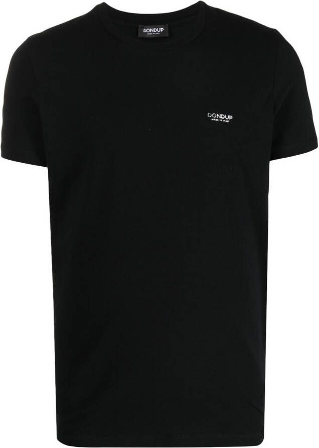 DONDUP T-shirt met logoprint Zwart
