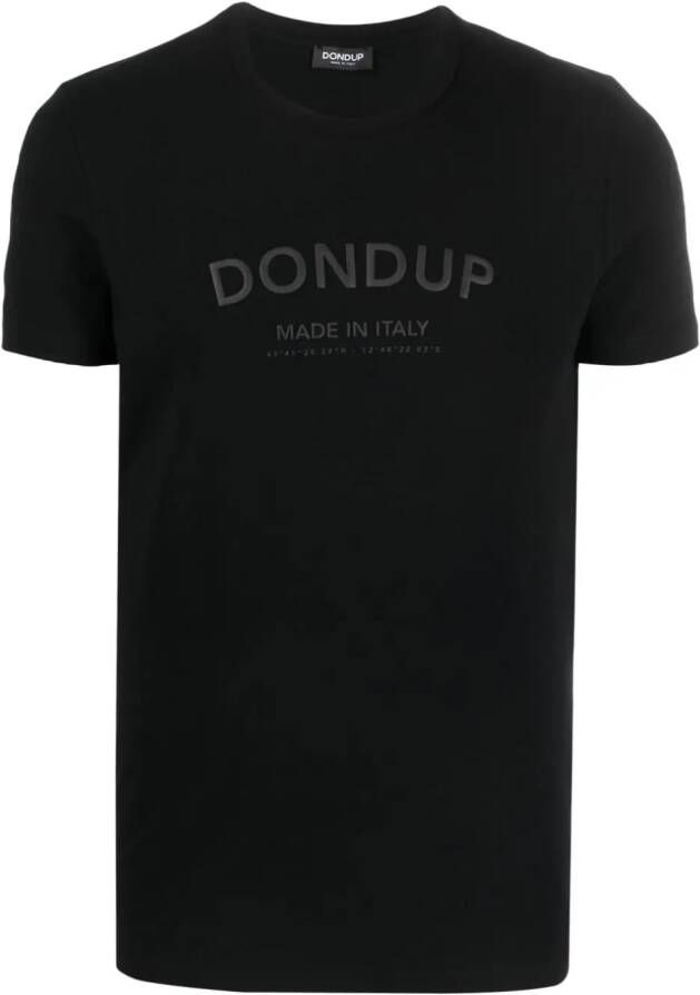 DONDUP T-shirt met logoprint Zwart