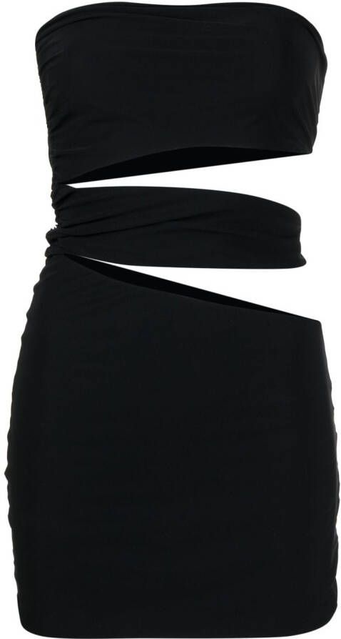 DONDUP Uitgesneden mini-jurk Zwart