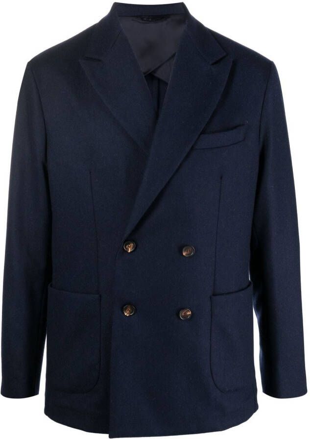 Doppiaa Blazer met dubbele rij knopen Blauw