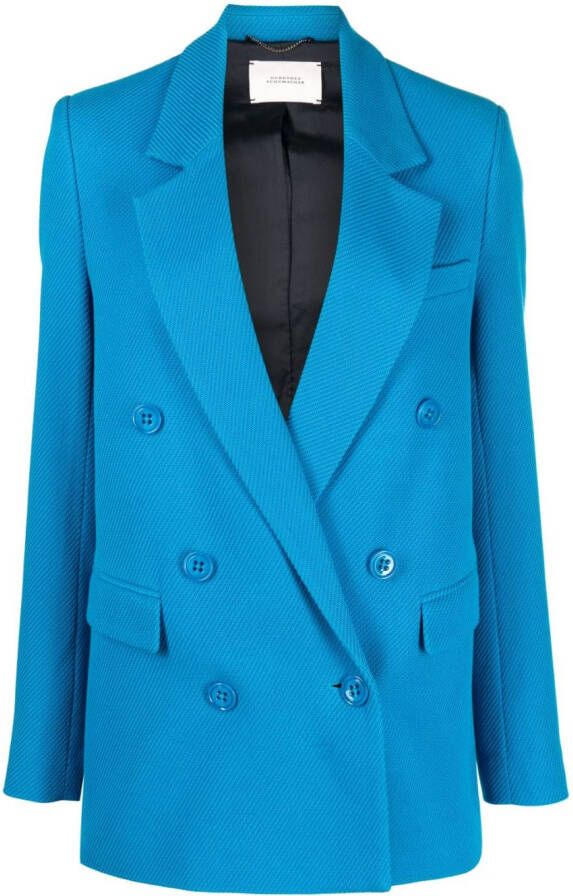 Dorothee Schumacher Blazer met dubbele rij knopen Blauw