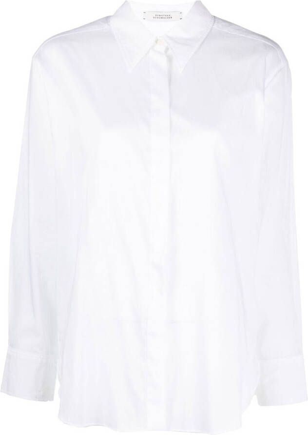 Dorothee Schumacher cotton button-down shirt Wit