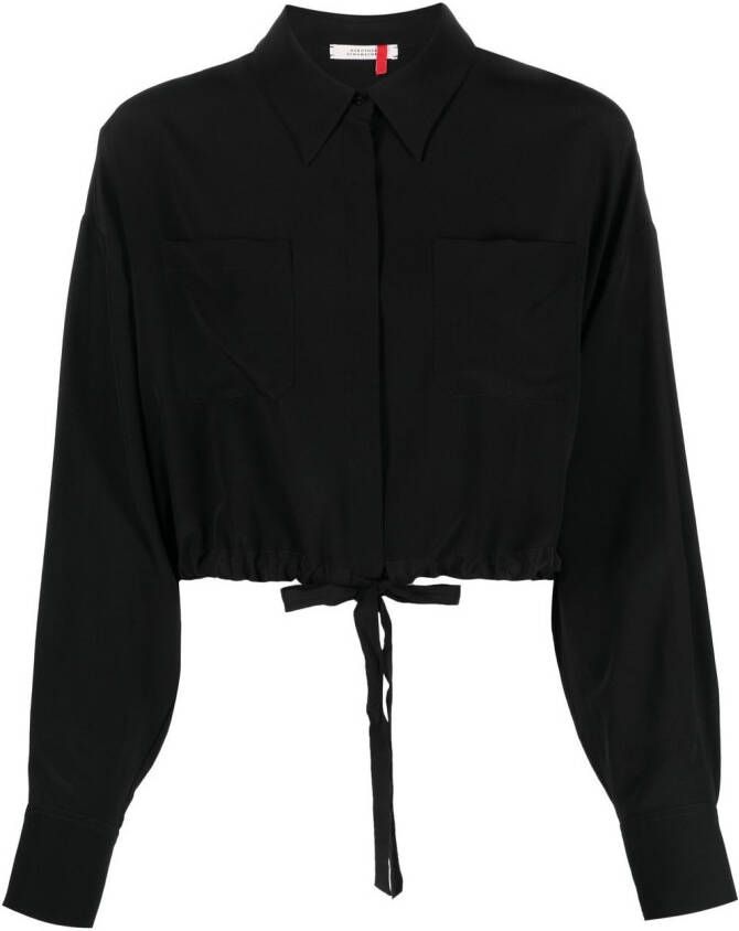 Dorothee Schumacher Cropped blouse Zwart