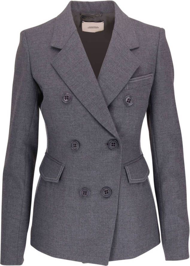 Dorothee Schumacher Blazer met dubbele rij knopen Grijs