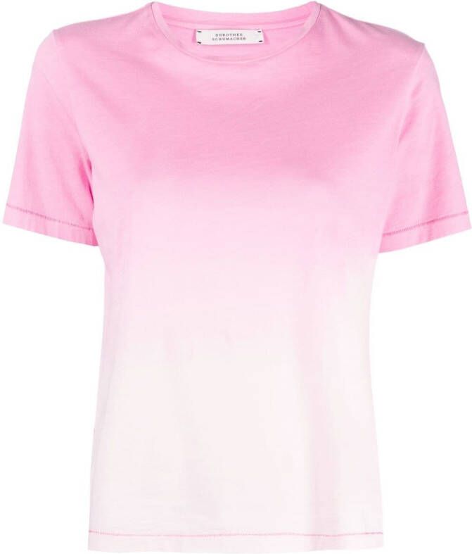 Dorothee Schumacher T-shirt met kleurverloop Roze