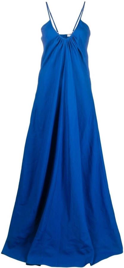 Dorothee Schumacher Maxi-jurk met empiretaille Blauw