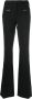 Dorothee Schumacher mid-rise slim-fit flared trousers Zwart - Thumbnail 1