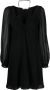 Dorothee Schumacher Mini-jurk met doorzichtige mouwen Zwart - Thumbnail 1