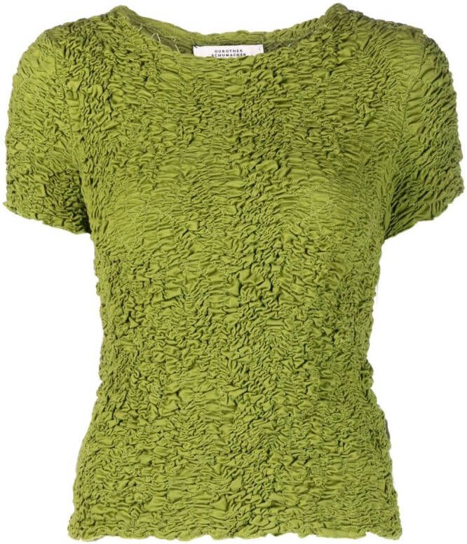 Dorothee Schumacher T-shirt met textuur Groen