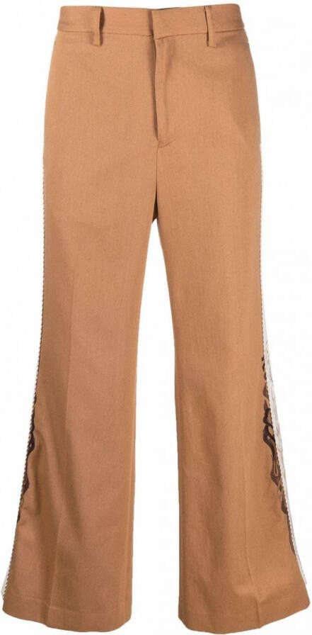 Doublet Flared broek Bruin