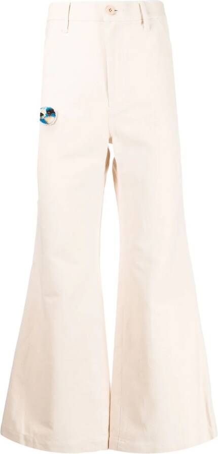 Doublet Flared jeans Beige