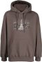 Doublet Hoodie met print Bruin - Thumbnail 1